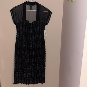 Kathy Roberts Black & Silver Cocktail Dress